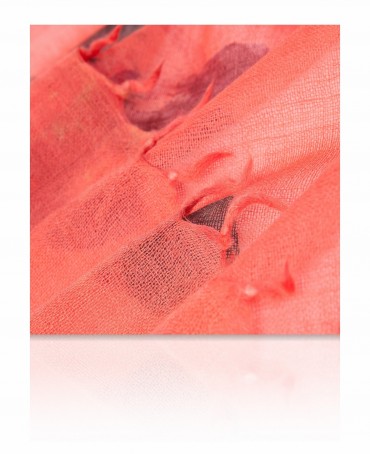 Палантин Женский W-BRUSH.FLOWER/CORAL